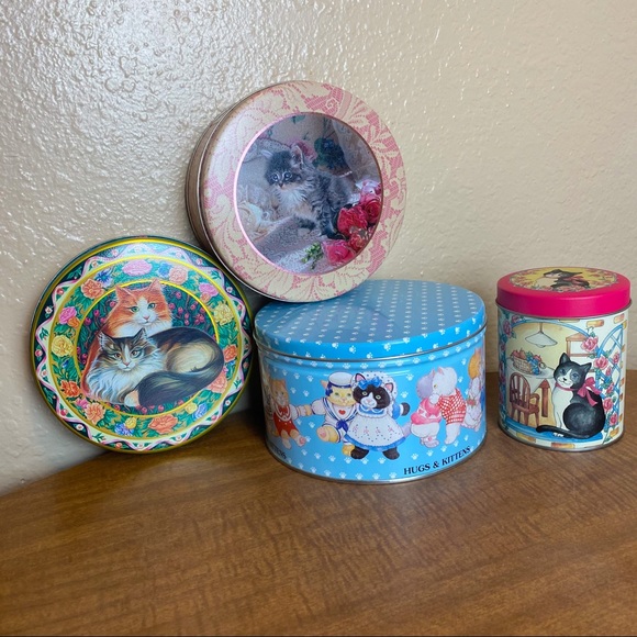 Cats & Kittens Tin Canister Bundle